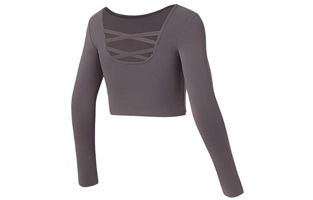 Li Ning Training Series Workout Clothing Women's Sparrow Umber AUDR108-2
