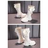 Fashion Foreign Style Girls Boots Long Princess Boots High Boots Autumn and Winter New Girls Soft-soled Leather Boots