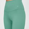 Nike Logo Training Tight Solid Color Sports Long Pants Women Bottoms Green DQ6016-362