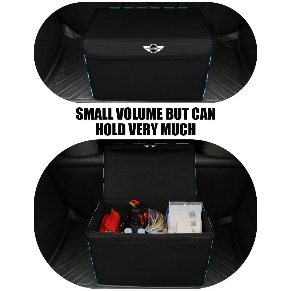 Foldable Car Styling Rear Trunk Storage Box Case Auto Interior Accessories For MINI Cooper JCW WORKS R55 R56 F55 F56 R57 R58 R59 zbfhp66