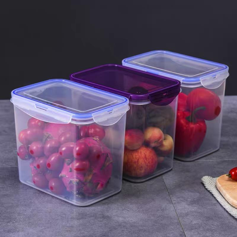 Wholesale Multi-Specification PP Plastic Thickened Storage Box Set with Moisture-Proof Fresh-Keeping Lid Food Sealing