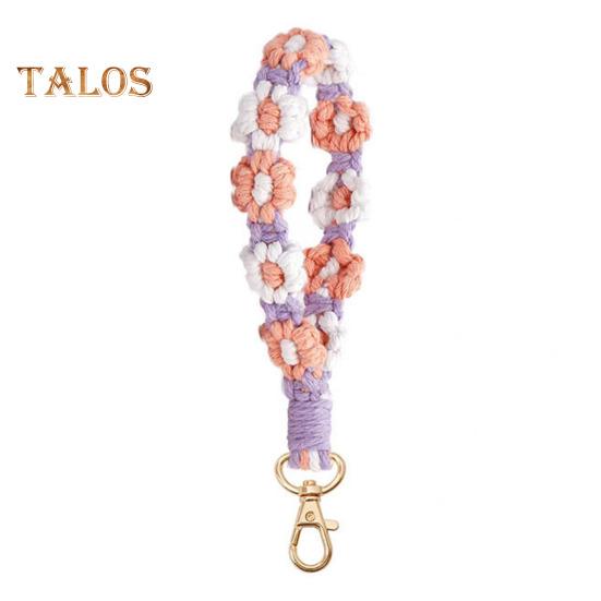 

Ремінець для телефону в стилі макраме в стилі бохо. Ремінець для мобільного телефону ручної роботи. Брелок. Браслет. Шарм. Ланцюжок для телефону проти втрати. Для жінок, дівчат B