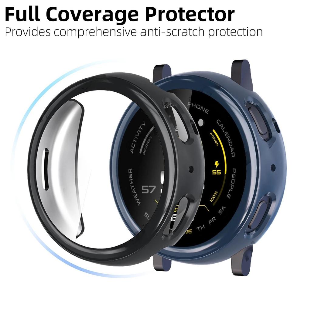 Pouzdro pro Amazfit Active Max s chráničem obrazovky, měkký TPU kryt s ochranou po celém obvodu pro příslušenství Active Max