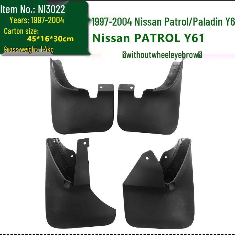 Parafango per modelli Nissan Patrol/Paladin Y61 Y62 Y63 (1997-2026) Accessori auto