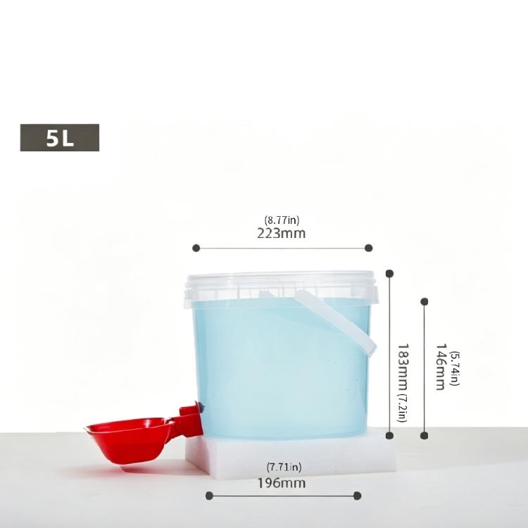 Großvolumiger Futterautomat Automatischer Wassernapf Abnehmbare Schale Rutschfeste Basis Für Haustiere