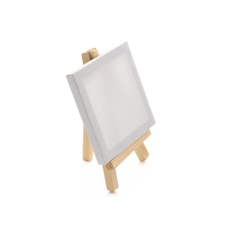 Mini Set Cavalletto in Legno per Arte Fai da Te ed Esposizione Telefono - 10CM
