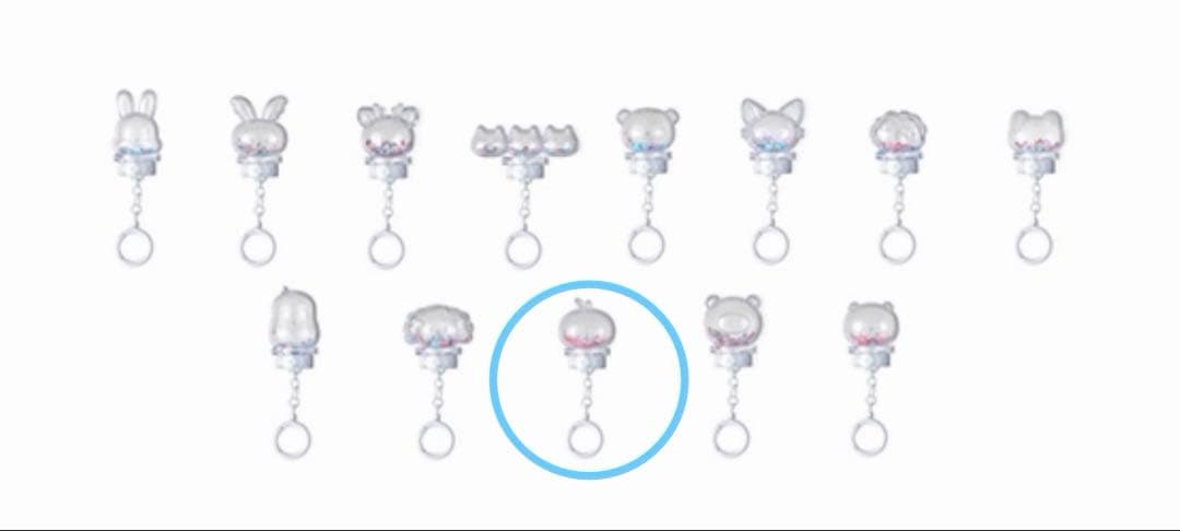 [USED] Seventeen (SEVENTEEN) Penlight Parts Keyring - Puguri