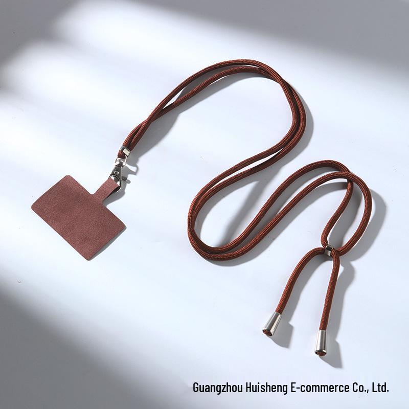 Mobile Phone Lanyard Neck/Crossbody/Wrist Strap with Clip and ID Holder - Anti-Lost Woven Design