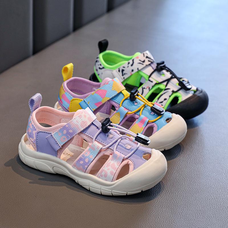 Children's Close Toe Summer Beach Water Shoes Outdoor School Sport Sandals for Kids Toddler Boys Girls