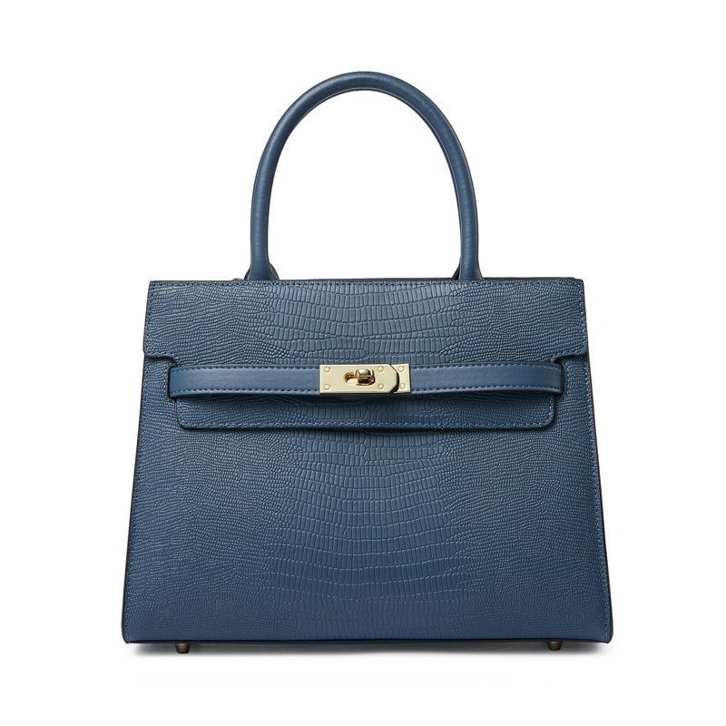 

Летняя сумка для поездок на работу, свадебная сумка, женская кожаная сумка через плечо, женская кожаная сумка большой емкости для новой мамы темно-синий