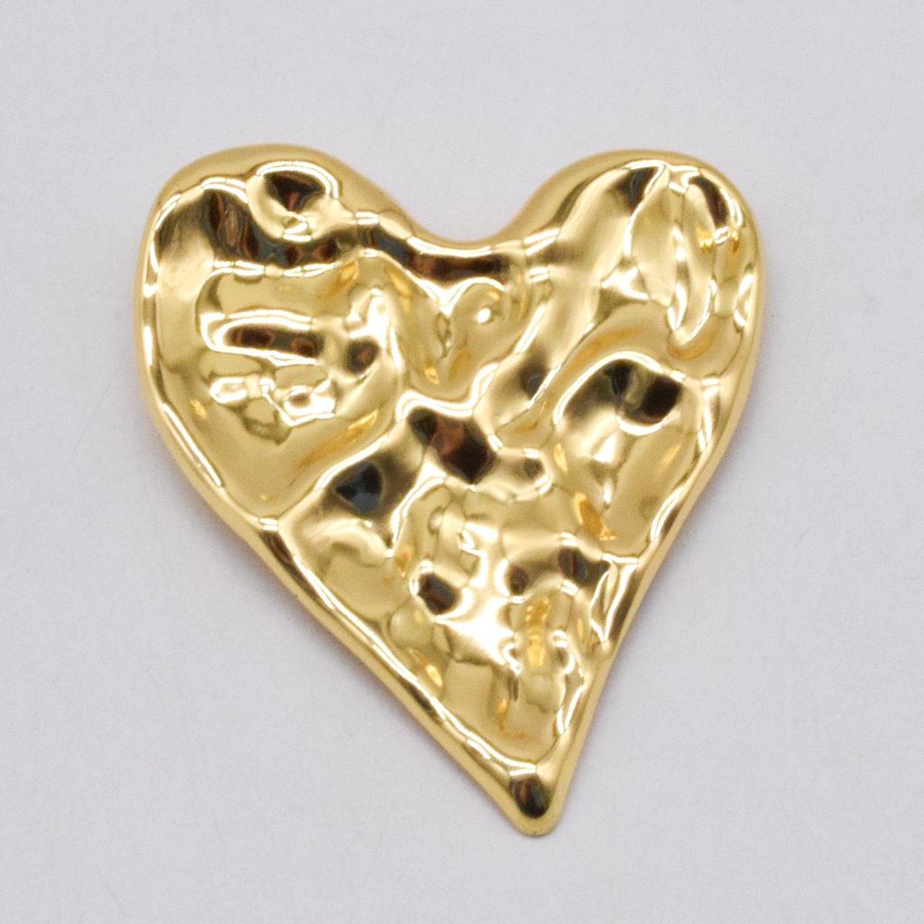 Luxurious Exaggerate Heart Shape Brooch for Women,Vintage Stainless Steel Pins Broochs,Special Jewelry Mother's Day Gift