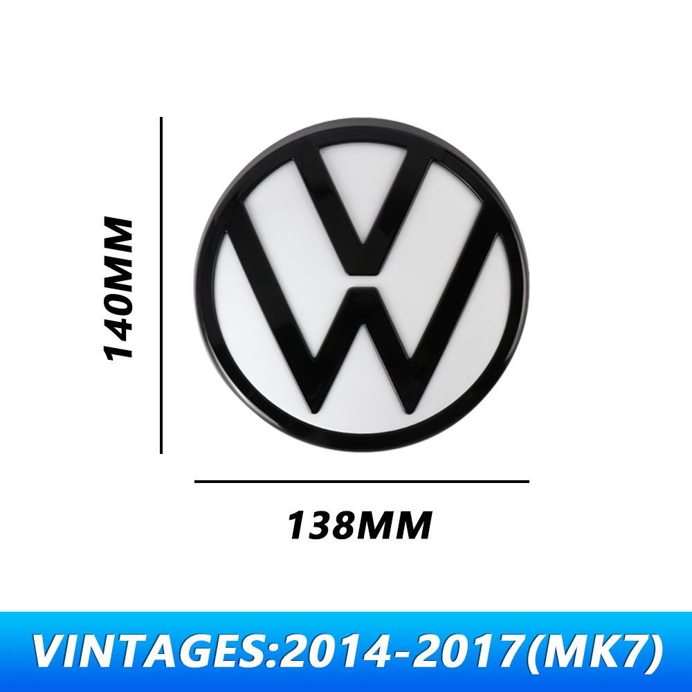 1pc Original Replacement Version Car Front Grille Emblem SS7 Cover/Rear Trunk Lid Badge For VW GOLF 7.5 2018-2021 MK7 2014-2017