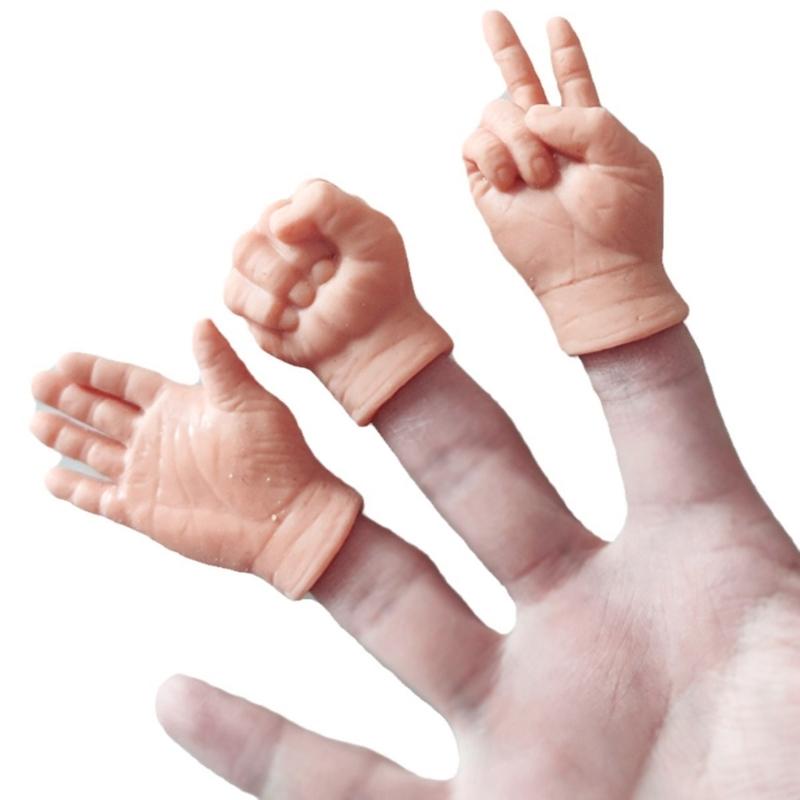 Cats Little Hand for Fun Finger Puppets for Cats, Human Small Hand for Cats