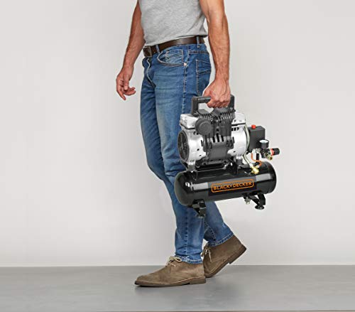 Ölfreier Kompressor Super Leise 6L 8 Bar - N/Bnd359