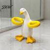 Waterproof Toothbrush Base Duck Shape Holder, Ceramic Electric Stand, Holder Cute Bathroom Countertop Organizer, for Bathrooms Toothpaste Storage Rack