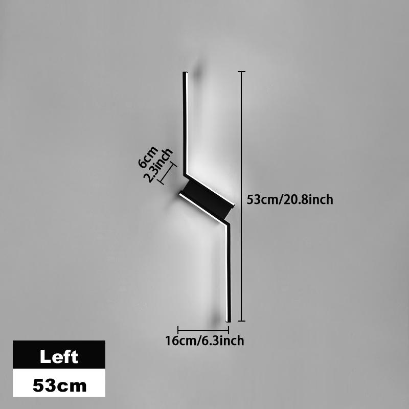 Hockey Interior Wall Light Remote Control LED Wall Lamp Bedroom Decoration Modern Indoor Lighting Lamps 53CM 73CM 93CM LED Light