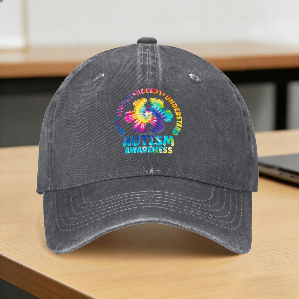 Baseball Cap Respect Love Support Autism Awareness Summer Y2K Retro Hip Hop Hats Men Adult Design Sport Sun-Proof Baseball Caps