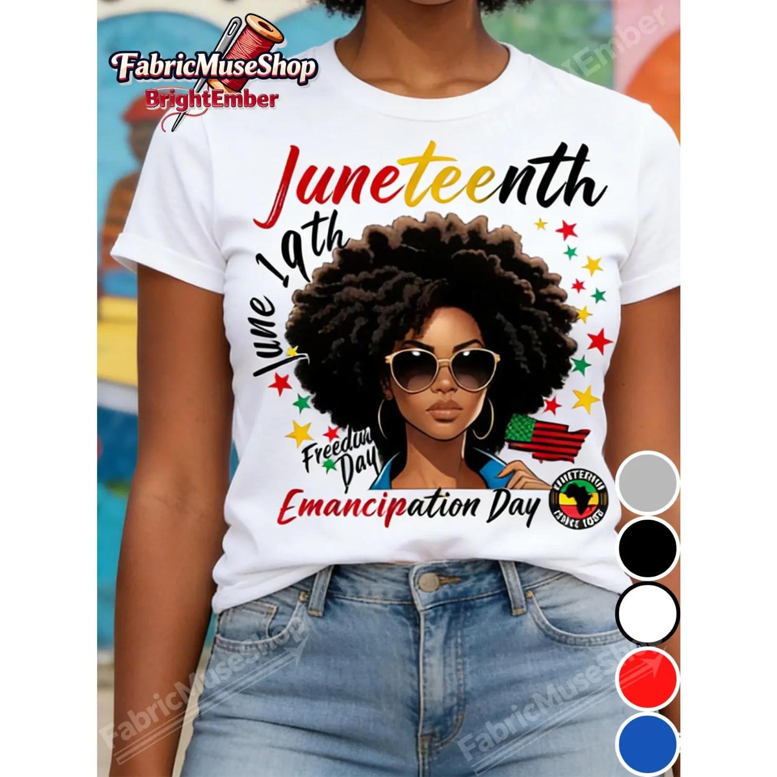 Juneteenth Freedom Day Graphic T Shirt African Inspired Tee Unisex T-Shirt XXL