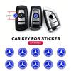 CRY1 26 2/5/10pcs 14mm Car Key Emblem Stickers Auto Control Key Logo For Mercedes Benz W247 W212 W213 W205 AMG W177 V177 W176 GLA GLC