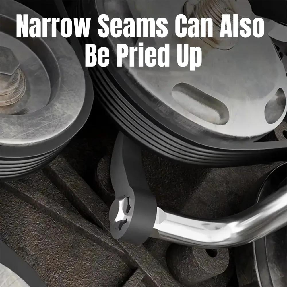 Angle Type Half Axle Disassembly Tool for 1/2 Ratchet Open-end Wrench Half Shaft Drive Shaft Pry Bar Adapter Automotive Tools