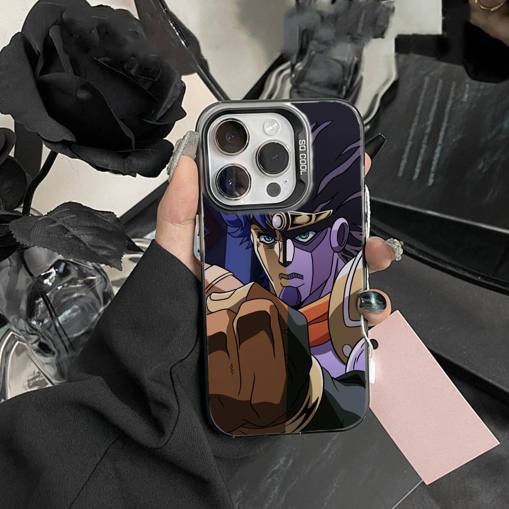 N-JoJo's Bizarre Adventure Phone Case For iPhone 17,16,15,14,13,12,Pro MAX White Matte Shockproof Cover