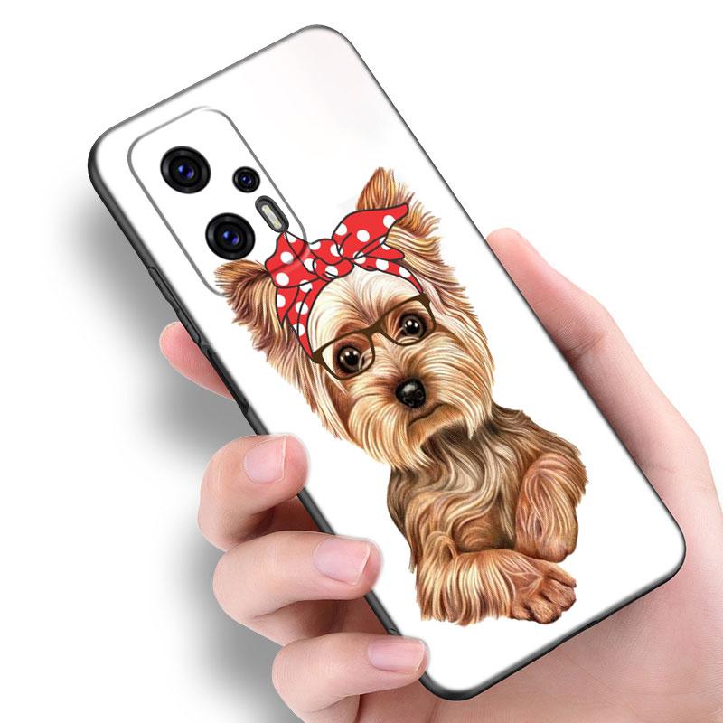 

Мини-чехол для телефона с изображением йоркширского терьера для Xiaomi POCO F2 F3 M2 M3 M4 X3 X4 Pro NFC F4 GT 5G F1 X2 C3 C31 C40 M5S TPU черный чехол Xiaomi POCO M5S