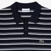 Lacoste Men's Multi Stripe Bouclé Mix Short Sleeve Sweater Polo Shirt PH578E-56G166