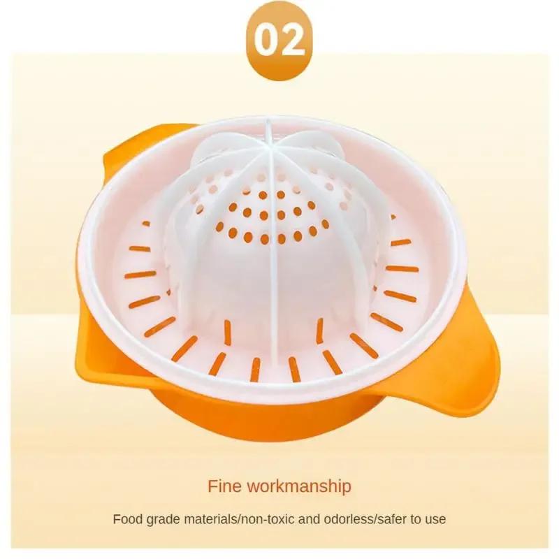 Portable Lemon Orange Manual Juicer Plastic Fruit Tool Kitchen Accessories Tool Citrus Manual Juicer
