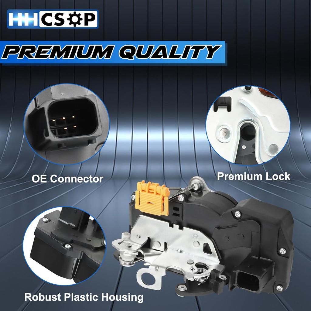 Rear Right Passenger Side Door Lock Latch Actuator Motor Replacement for 2007 2008 2009 Chevy Silverado Suburban Tahoe Avalanche GMC Sierra Yukon XL