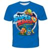 Kids Summer New Casual Funny Cartoon Game 3D Print O-neck T-shirts 3-13 Years Boys Girls Outfits Tops Children Clothes