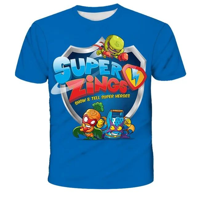 Kids Summer New Casual Funny Cartoon Game 3D Print O-neck T-shirts 3-13 Years Boys Girls Outfits Tops Children Clothes