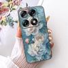 For Motorola Signature 2026 Case Popular Flower Marble Painted Cover Soft Silicone Black Phone Shell For Moto X70 Air Pro Fundas