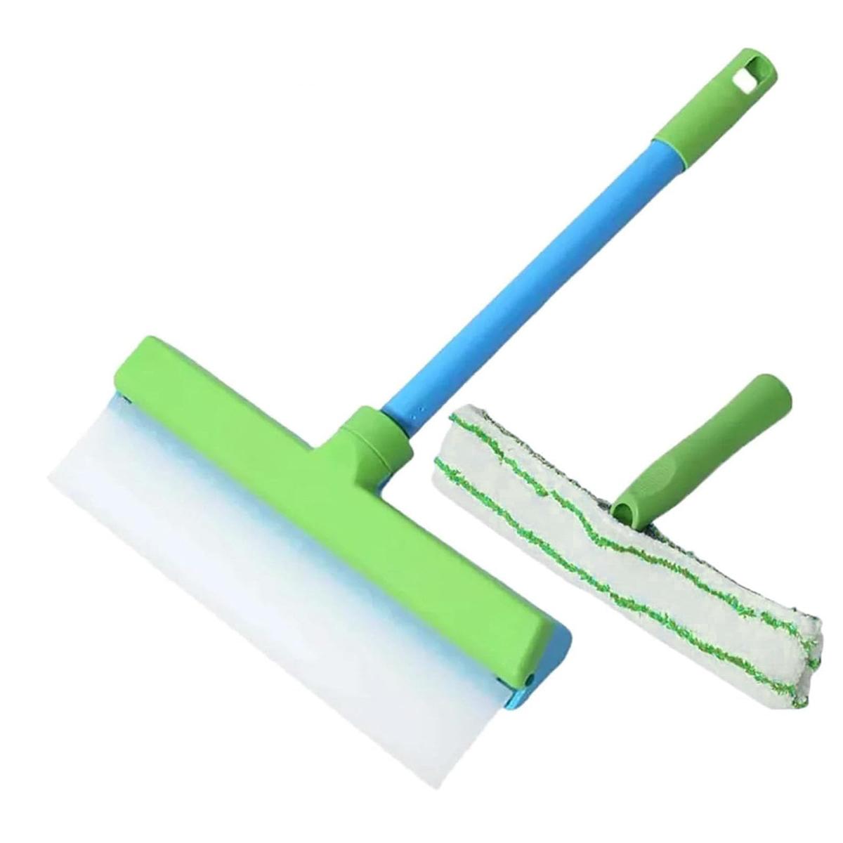 

1pc T Bar Short Handle Silicone Window Glass Cleaning Squeegee Drying Water Blade For Home Bath Room