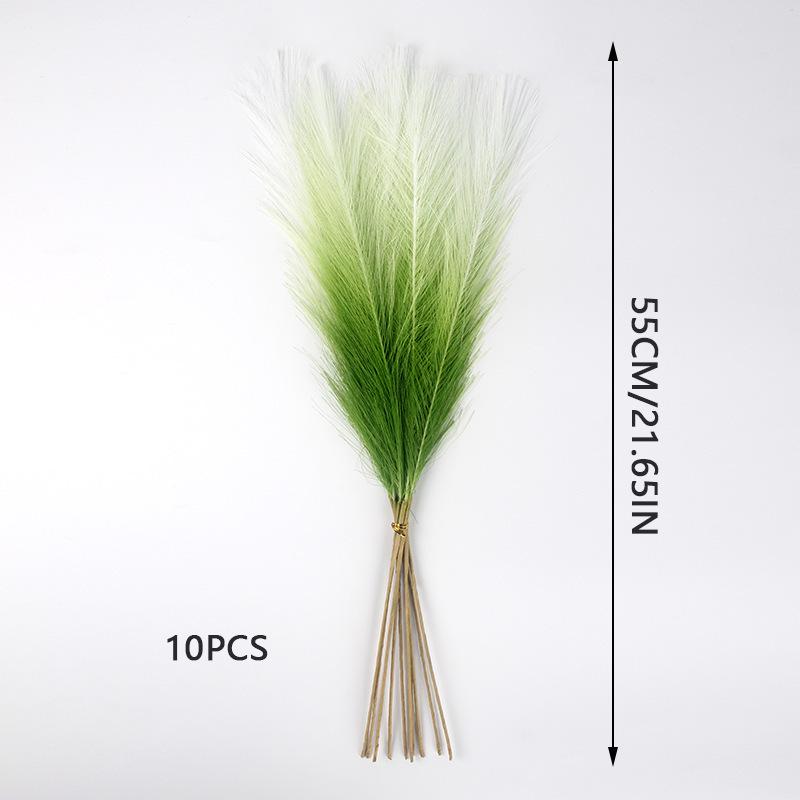 Artificial Pampas Grass & Cattails: Eternal Flower Wedding & Home Décor (55cm)