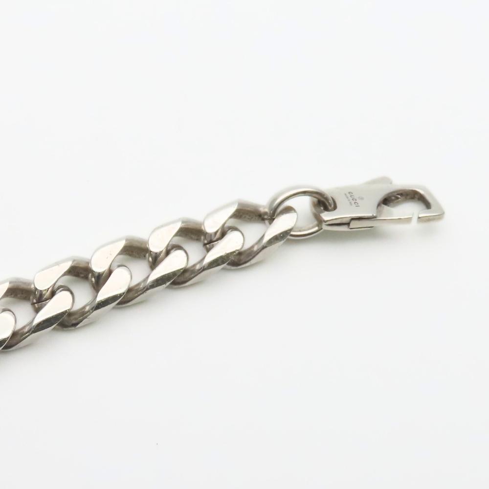 Used GUCCI Bracelet Knot Infinity 17 Silver925 25.6g Silver Chain
