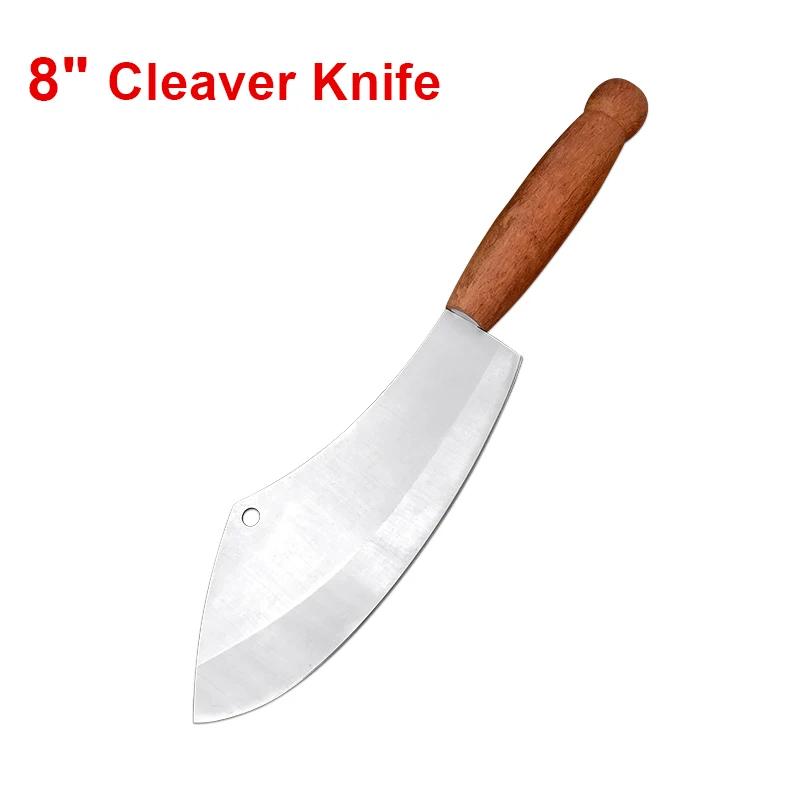 Stainless Steel Boning Knife Meat Cleaver Fishing Slicing Knives Chopping Vegetables 5Cr15Mov Hand Forged Butcher Knives Kitchen