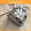 Kleine Sequin Embellished Emmer Tas Met Ketting Riem Voor Street Style Dagelijks Gebruik