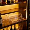 Contemporary Two Level Storage Shelf For Liquor Perfumes Vials And Decorative Pieces