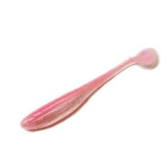 INX LABEL Swirl Tail Shad Worm inch Pinky White 3.8 #071