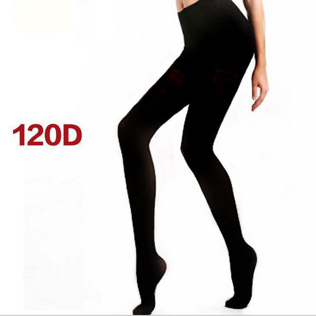 120D Candy-Colored Semi-Sheer Women's Tights - Velvet Matte Finish, Perfect for Spring/Autumn, Available In Navy Blue, Ink Green, Wine Red, White