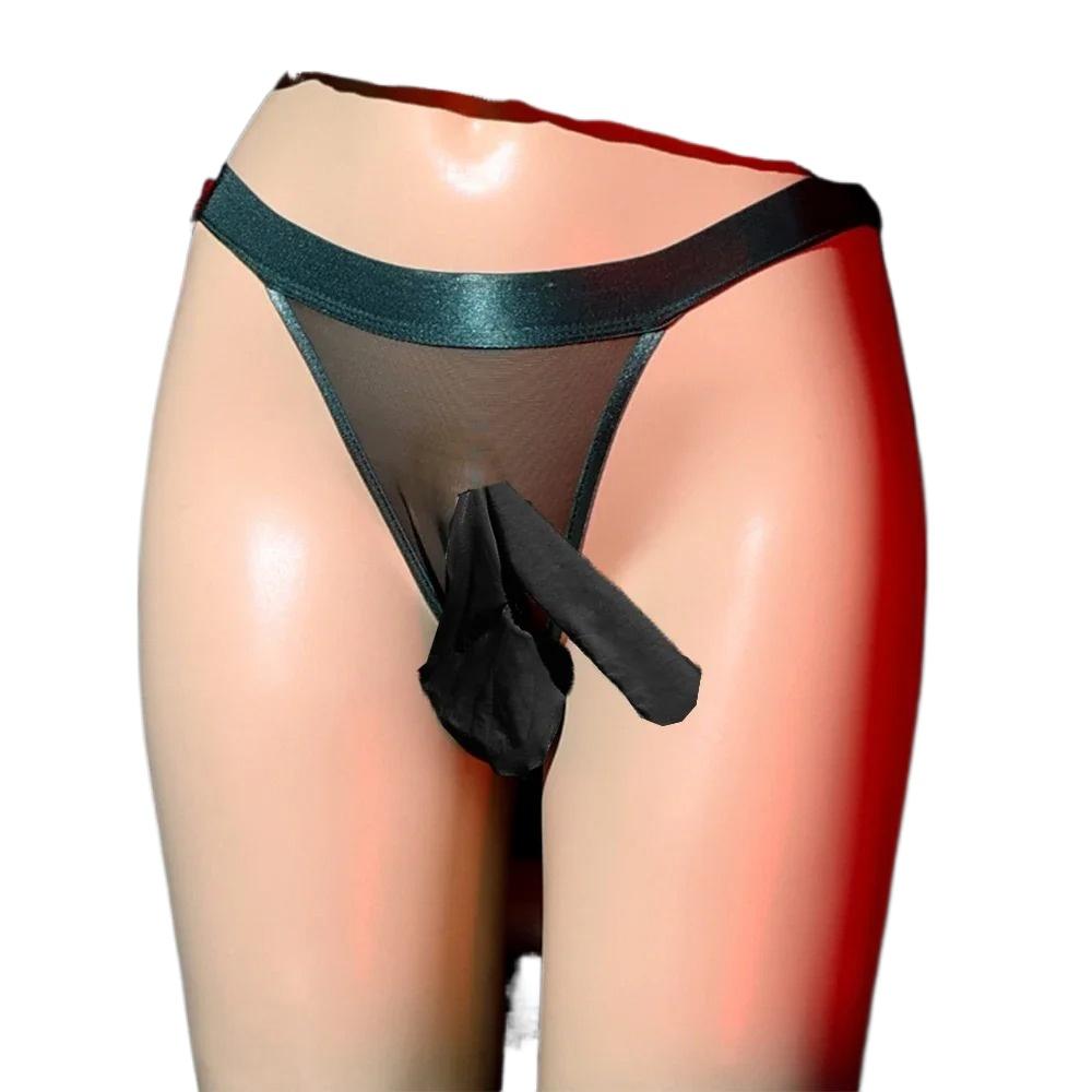 Intimo da Uomo a Vita Bassa Ultra Sottile in Rete Trasparente Morbido Separazione Sexy Slip Gay Mutandine Sissy Pouch Traspiranti