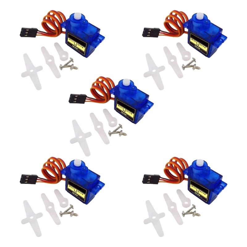 Lightweight SG90 9G Miniature Servo Motor For Aircraft Models And DIY Robotics Projects Nylons Construction