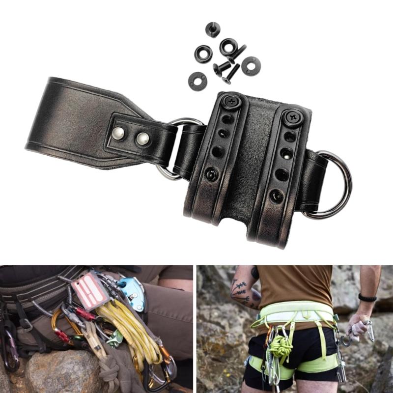 Premium Leather Knifed Sheathes Belt Buckles Regulable Quickly Release for Camping Hiking Enthusiasts