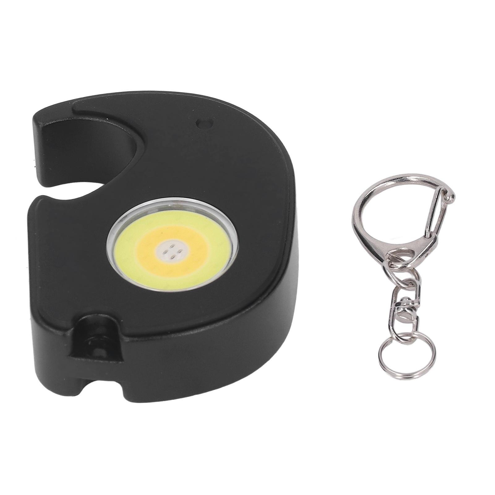 Перезаряжаемый брелок-фонарик COB, открывалка для бутылок, портативный мини-светодиодный фонарик Type C, с аккумулятором