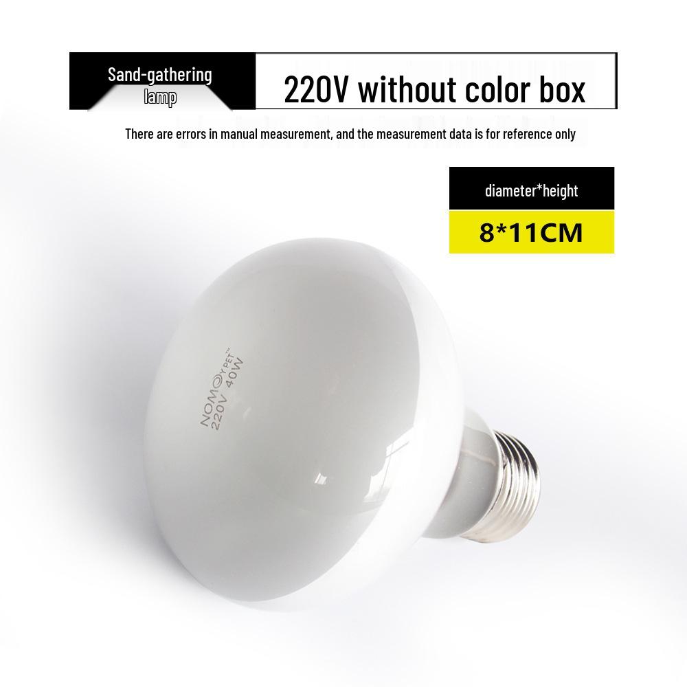 

Лампа обогрева рептилий Nomo 220v UVA для черепахи, ящерицы, геккона - Дневная лампа без цветной коробки 75W