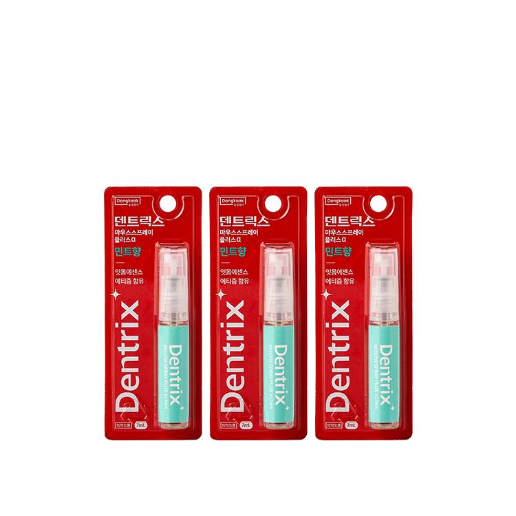 Dentrix Mouth Spray Plus Alpha (Mint Scent) 7ml x 3