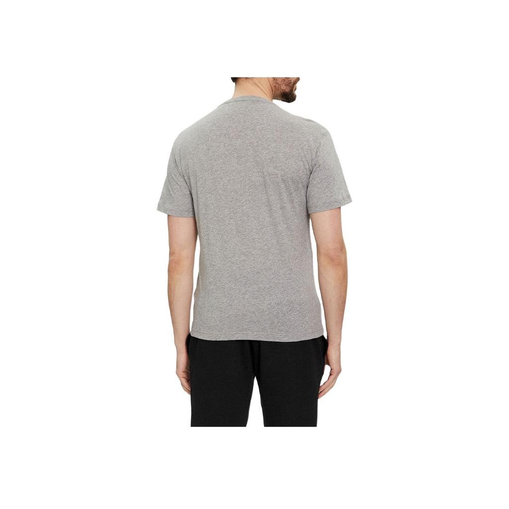 Emporio Armani EA7 Logo Letter Print Crew Neck Straight Fit Short Sleeve T-Shirt Men tops Gray 3DPT81-PJM9Z-3905