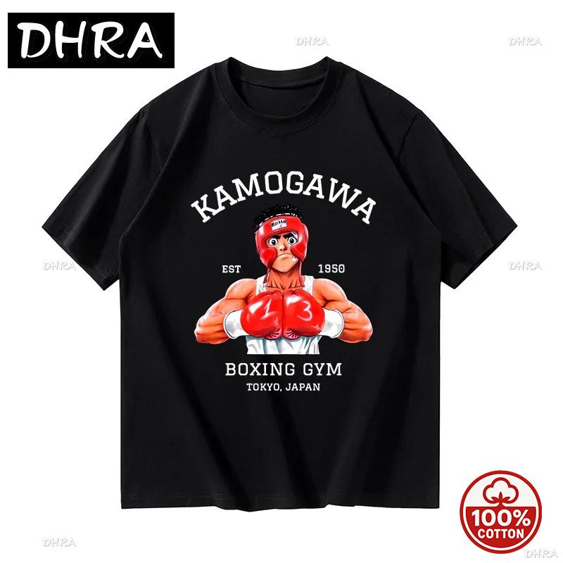 Boxing Cotton Loose Soft Tshirts Unisex Fashion Print Short Sleeve Tshirts Casual Harajuku Streetwear Tshirt Top Camisole Y2k