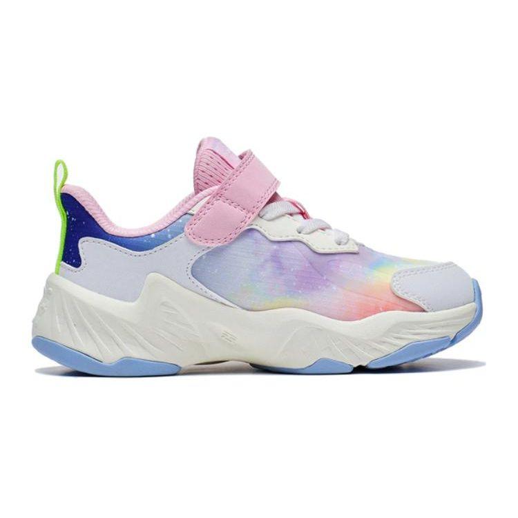 Li Ning Childrens Night Elf 3.0 Glow In The Dark Running Shoes Kids Sneakers Pink YKNT088-4