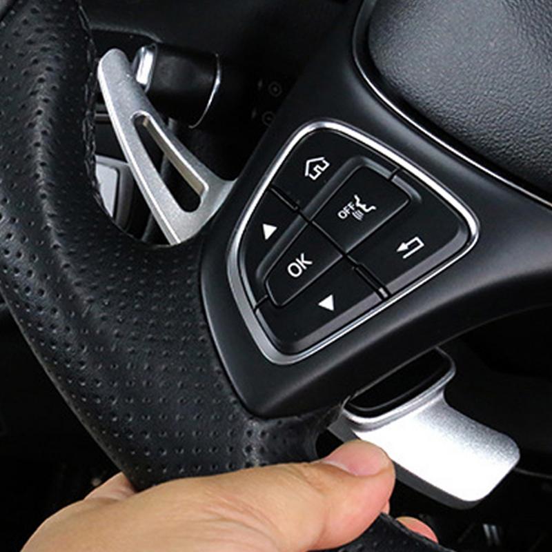 Car Steering Wheel Paddle Shift Extension Shifters Car Sticker For Mercedes Aluminum-Alloy Shift Paddle Blade Car Parts